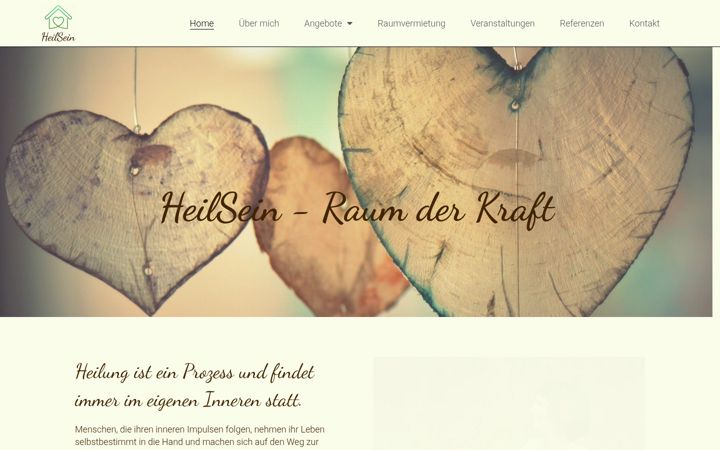 Screenshot of annettehofmann-heilsein.de