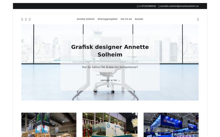 Screenshot of annettesolheim.com