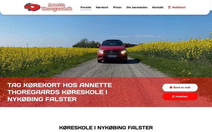 Ekraanipilt saidist annettethoregaard.dk