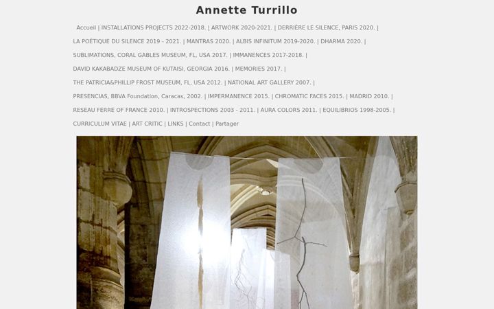 Screenshot of annetteturrillo.net