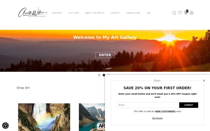 Screenshot di annettewilkiephoto.com
