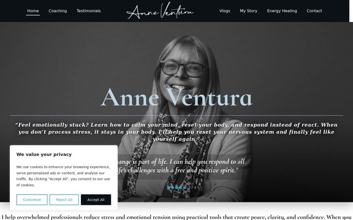 Screenshot of anneventura.net