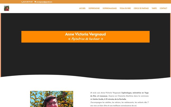 Screenshot of annevictoriavergnaud.fr