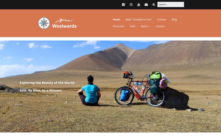 Screenshot di annewestwards.com