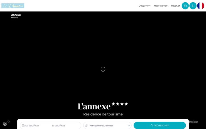 Screenshot of annexereunion.fr