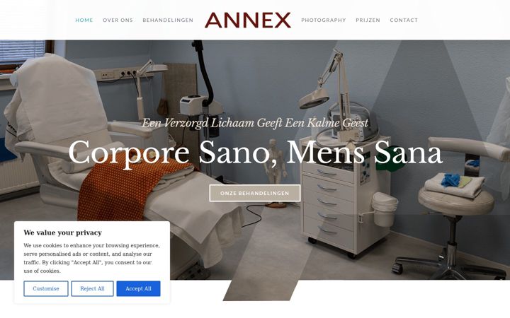 Screenshot of annexpraktijk.nl