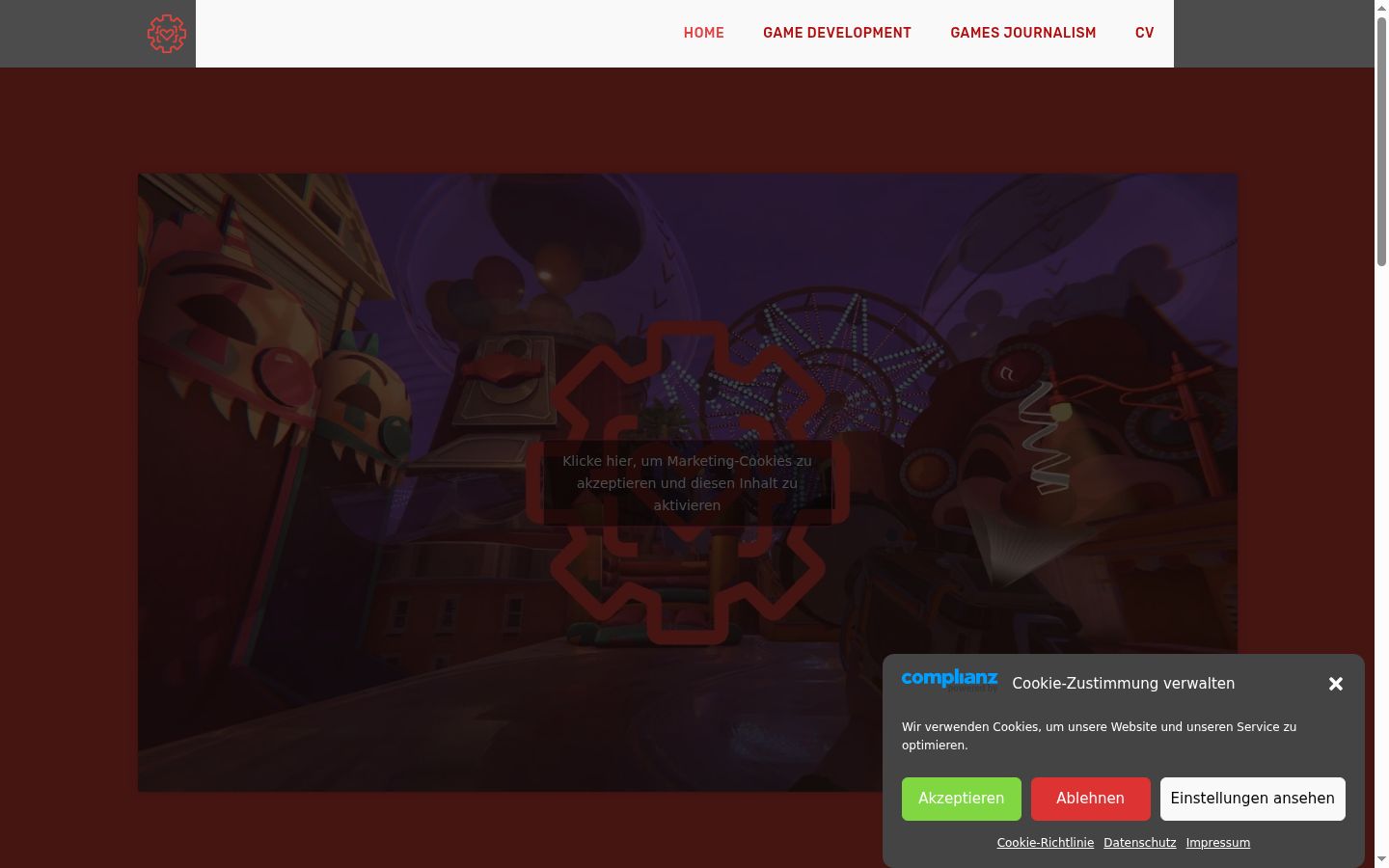 Screenshot του banner συγκατάθεσης που εμφανίστηκε πριν από οποιαδήποτε αλληλεπίδραση
