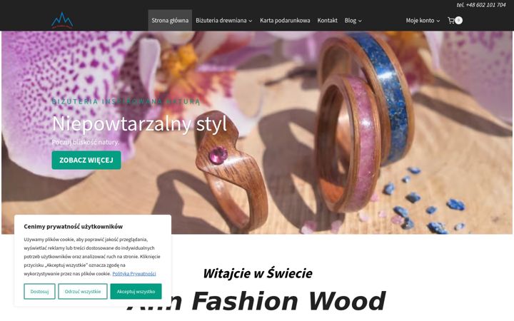 Snímek obrazovky annfashionwood.pl