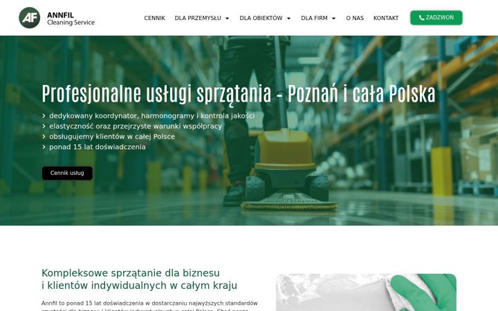 Snímek obrazovky annfil.pl