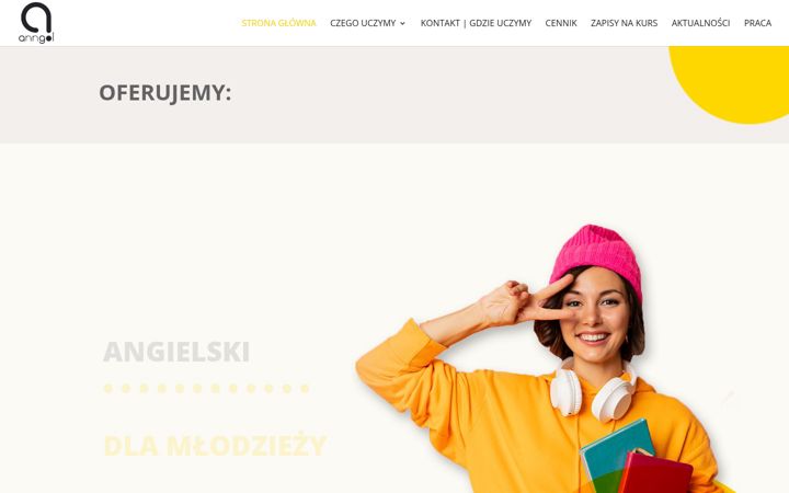 Ekrano kopija anngol.pl