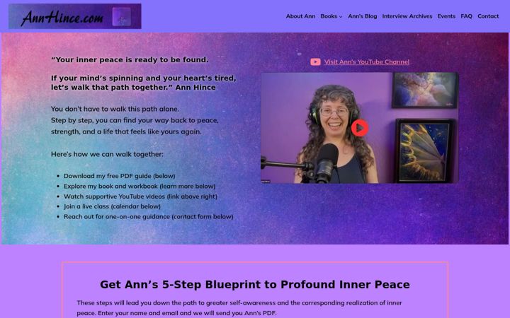Screenshot of annhince.com