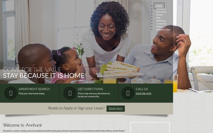 Screenshot di annhurstohiobyelon.com