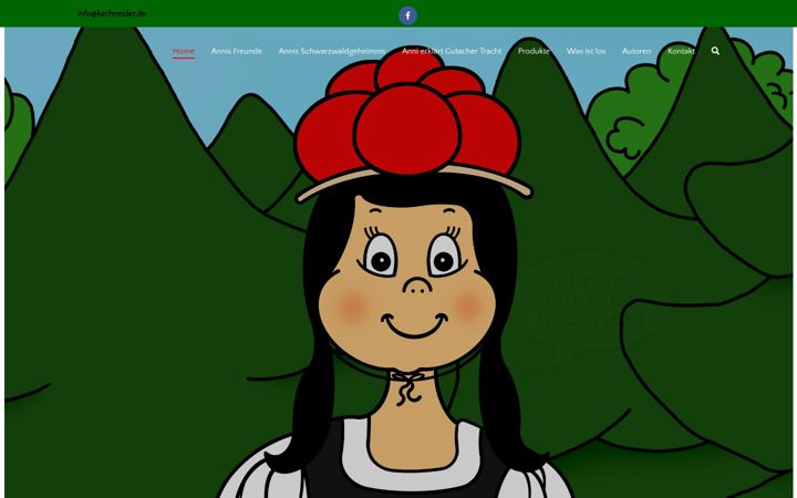 Screenshot of anni-schwarzwald.de