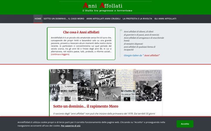 Screenshot of anniaffollati.it