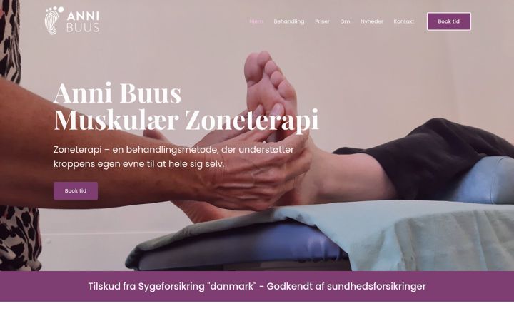 Screenshot of annibuus.dk