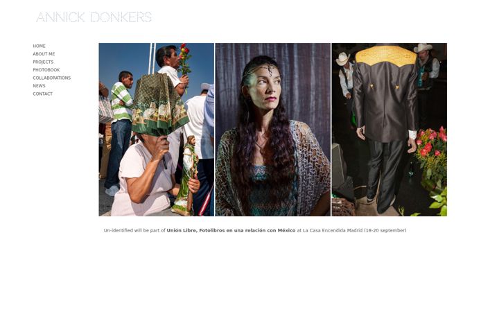 Screenshot of annickdonkers.com