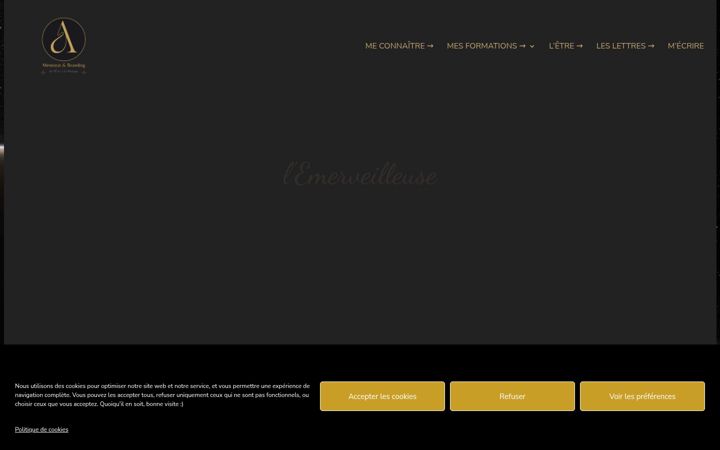 Screenshot stránky annickohayon.com