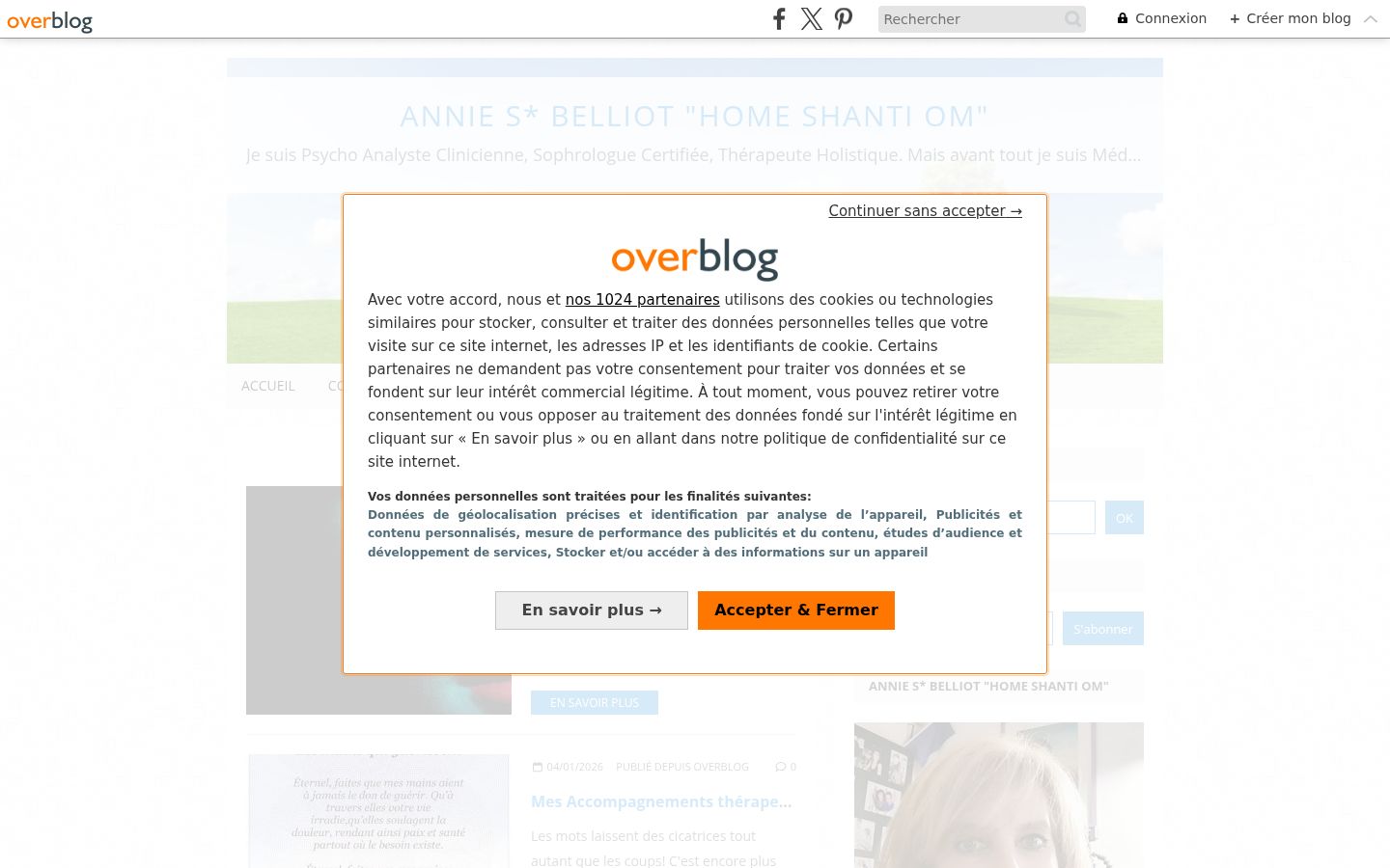 Screenshot tal-banner tal-kunsens muri qabel kwalunkwe interazzjoni