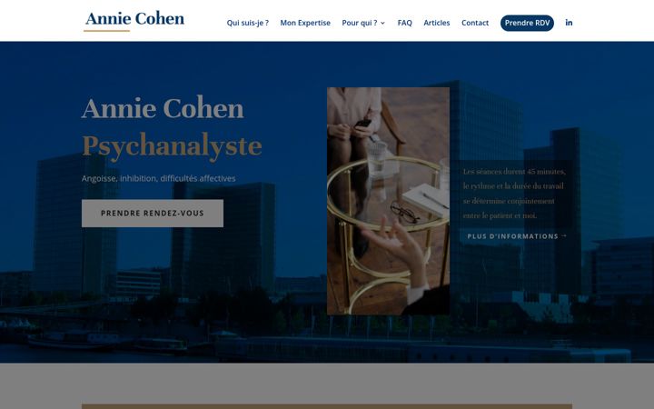 Screenshot of annie-cohen-psychanalyste.fr