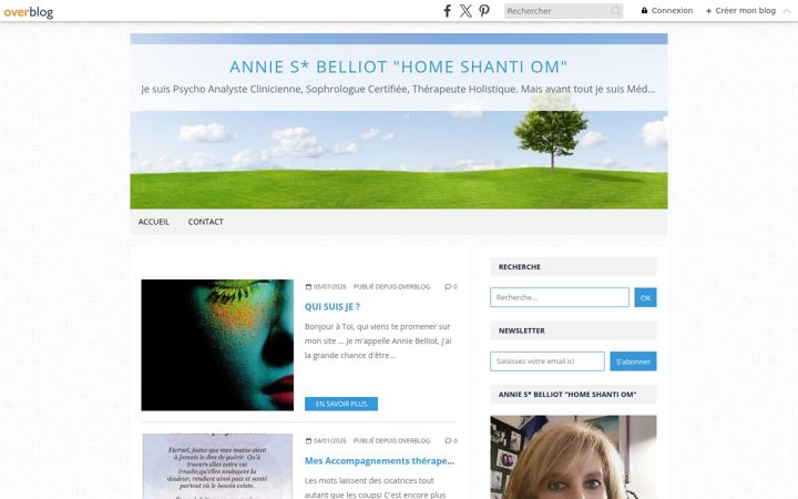 Screenshot of anniebelliot.com