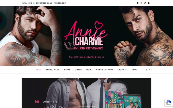 Screenshot stránky anniecharme.com