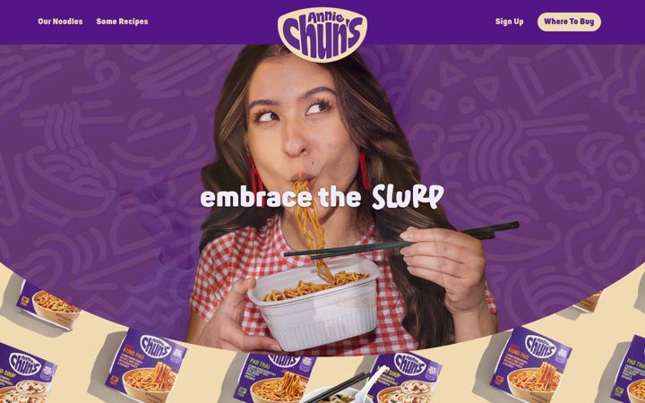 Screenshot of anniechun.com