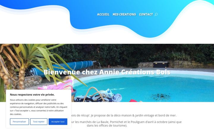 Screenshot of anniecreationsbois.fr