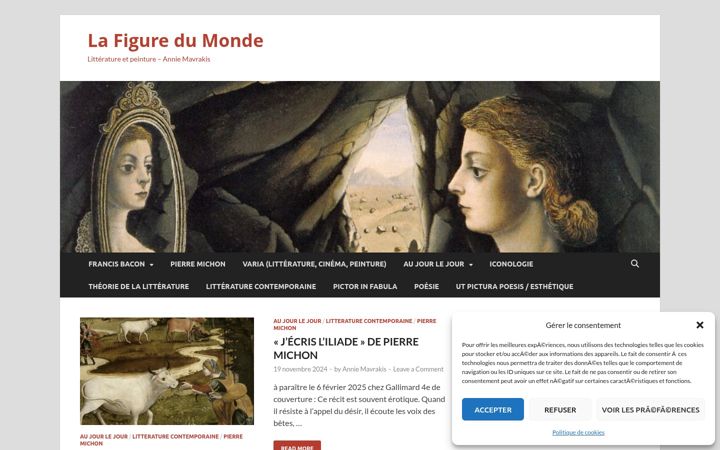 Screenshot of anniemavrakis.fr