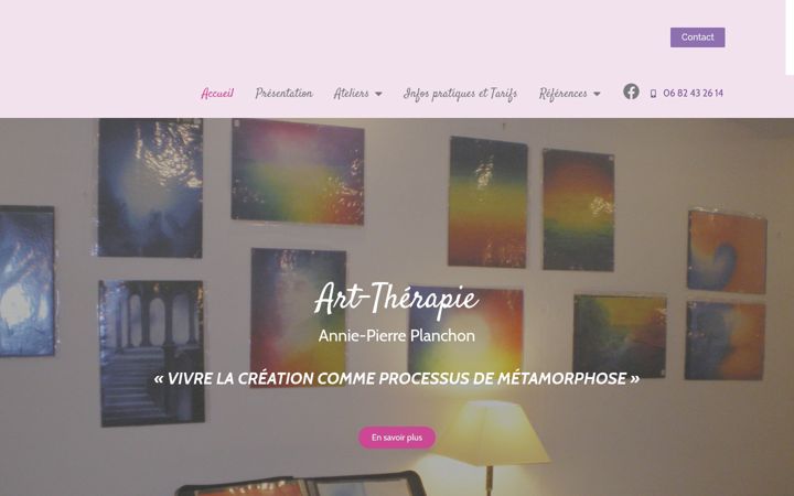 Screenshot of anniepierre-planchon.fr