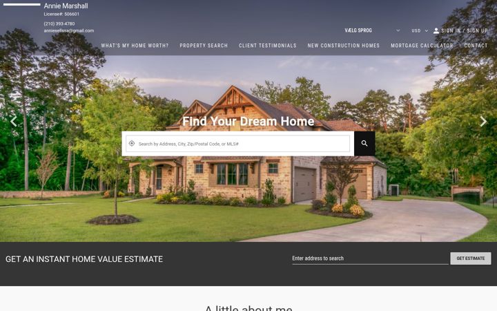 Screenshot of anniesellssanantonio.com