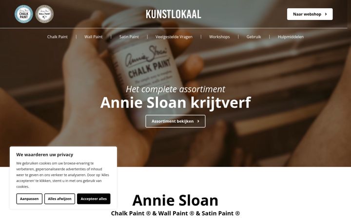 Screenshot of anniesloan.nl
