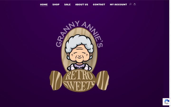 Screenshot του anniesretrosweets.com
