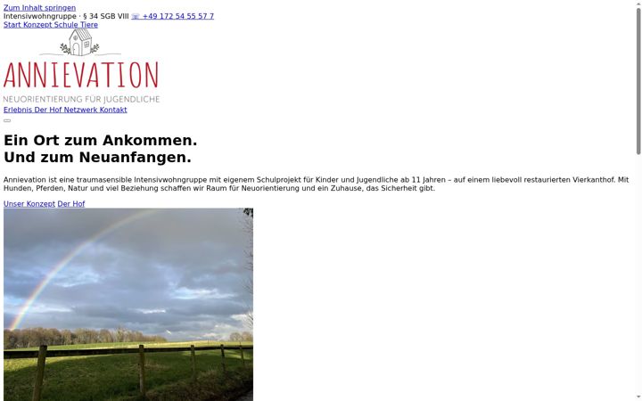 Screenshot of annievation-lev.de