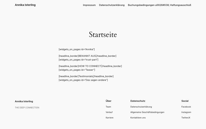 Screenshot of annika-isterling.de