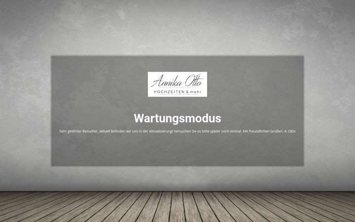 Screenshot ta' annika-otto.de