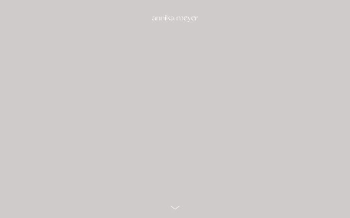 Screenshot of annikameyer.com
