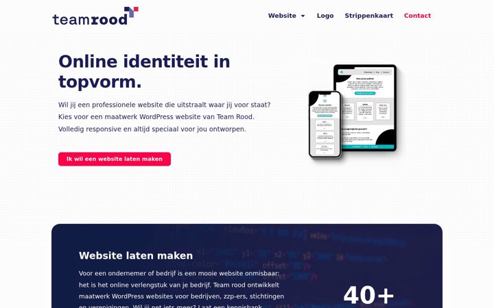 Screenshot of annikaterstege.nl