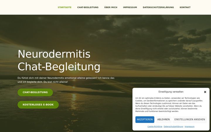 Screenshot of annikawild.de