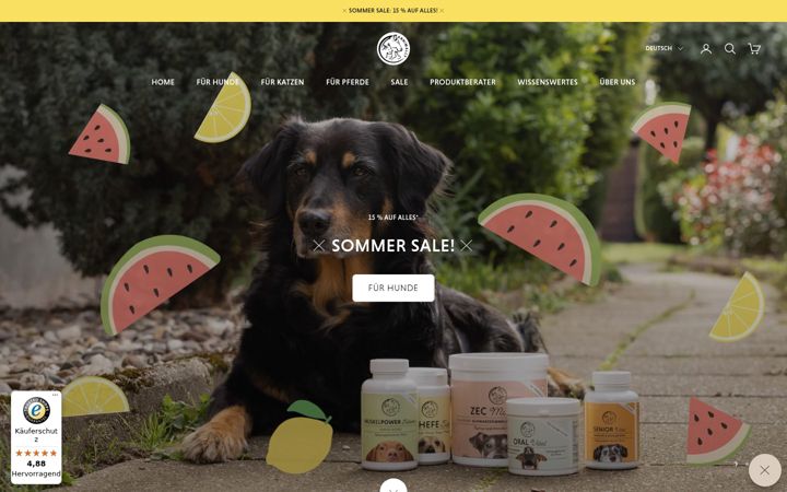 Screenshot of annimally.at