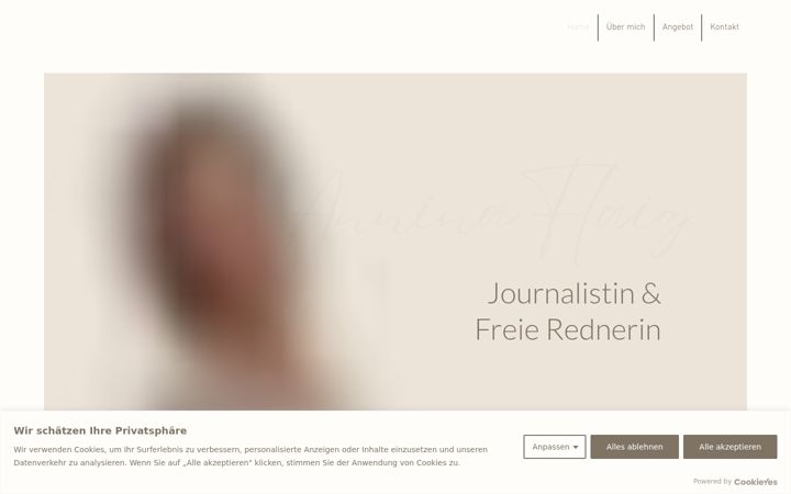 Screenshot of anninaflaig.ch