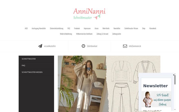 Screenshot di anninanni.de