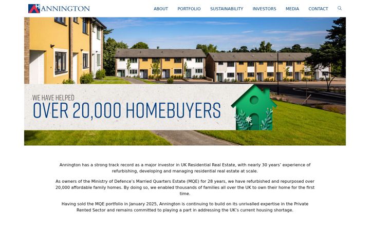 Screenshot di annington.co.uk