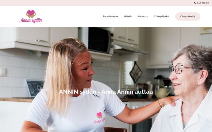 Screenshot di anninsydan.fi