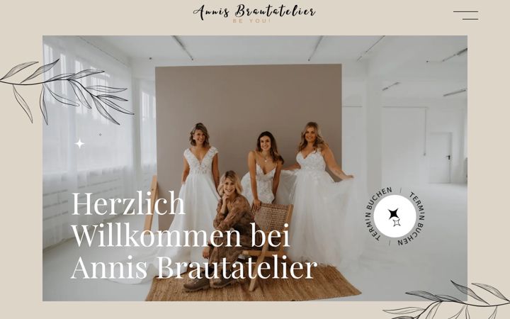 Screenshot of annis-brautatelier.de