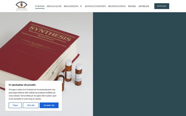 Screenshot of anniskak.dk
