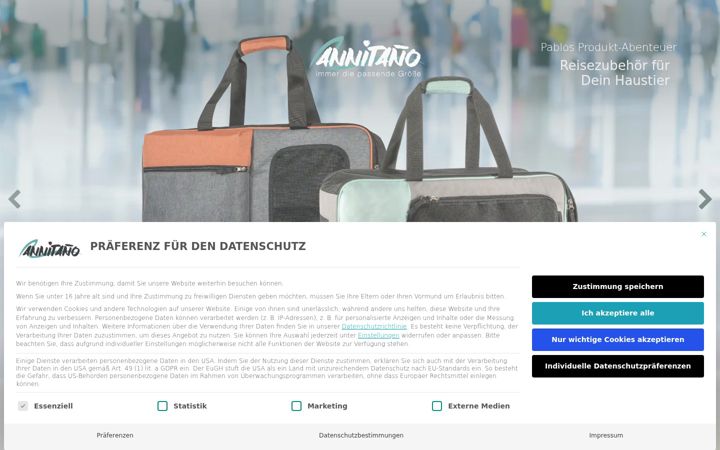 Captura de pantalla de annitano.de