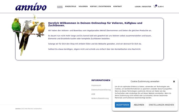 Screenshot of annivo.de