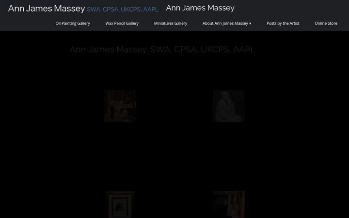 Snimka zaslona za annjamesmassey.com