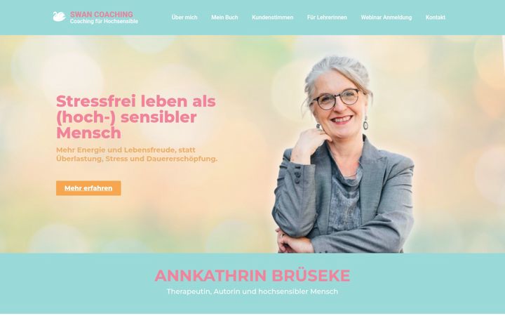 Kuvakaappaus sivustosta annkathrin-brueseke.de