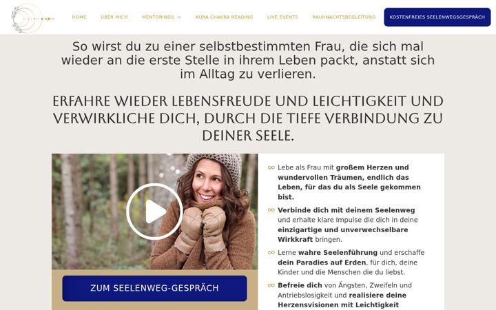 Snimka zaslona za annkathrinfredel.com